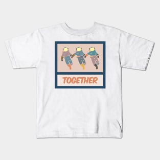 "Together" Astronauts Go Together Kids T-Shirt